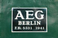 Fabrikschild AEG Berlin 1941