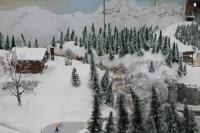 Modelleisenbahn Schnee-Landschaft